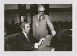 With Senate Doorkeeper Dale Templin