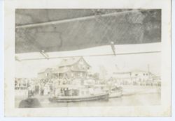 View from boat look over the harbor