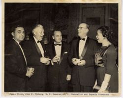 James Rizzo, John F. Flober, W. E. Kemerer, J. L. Chancellor and Eugenia Stevenson
