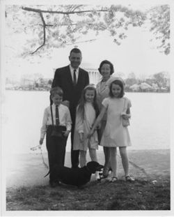 Hamilton family at Tidal Basin