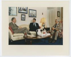 Representatives and Vice-President in White House