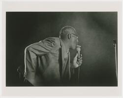 Howlin' Wolf performing at the Chicago Amphitheatre
