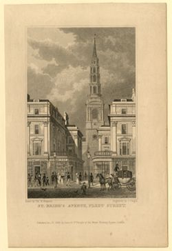 St. Bride's Avenue, Fleet Street