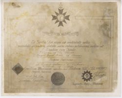 Honorary degree given to President William V. S. Tubman