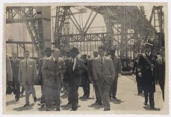 President Tubman continuing his tour of industrial establishments
