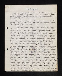 Thumbnail for Weep Not, Child - Early draft - handwritten, undated