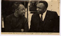 President Nyerere with Sen Tubman
