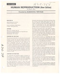 Human Reproduction (New Edition)