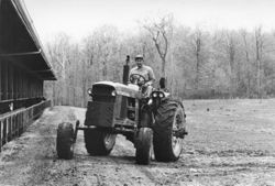 Bayh as Farmer