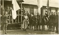 Base Hospital 13 on the day the armistice was signed