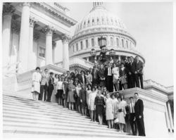 Hamilton at Capitol with Crothersville High School group