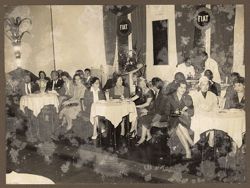 Guests at reception hosted by Fiat Company