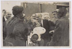 President and Mrs. Tubman with their daughter and dignitaries