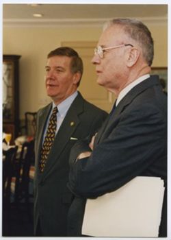 Breakfast with Secretary Cohen: Hamilton and Cohen closeup