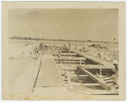 Workers on a dock