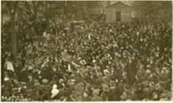 Base Hospital 13 on the day the armistice was signed