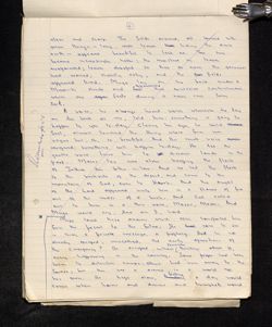 A Grain of Wheat - First draft- hand written notebooks, undated