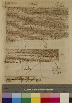 Thumbnail for Papal Letter, Court of Pope Clement VIII