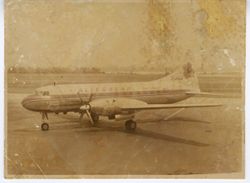 Allegheny Jet  taxiing on airport runway