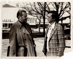 Frank McCloskey and Unidentified Man