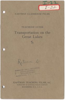 Transportation on the Great Lakes