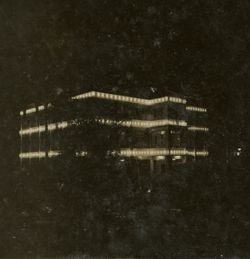 Executive Mansion at night