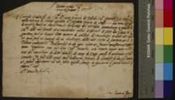 Letter, Cosimo I