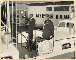 President William V. S. Tubman departs from Jamaica