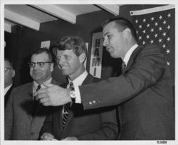Hamilton with Senator Kennedy and Dick Stoner