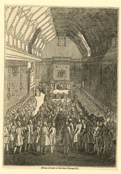 House of Lords in the time of George II