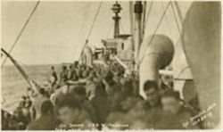 On Board USS Wilhelmina somewhere in the Atlantic