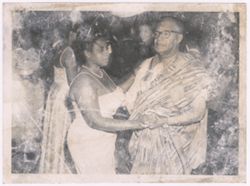 Guests dance at a party