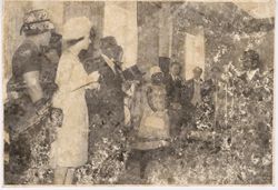 President Tubman and Queen Elizabeth listen to remarks