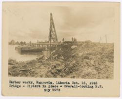 Bridge-girders in place-overall-looking N.E.