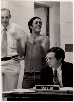 Frank McCloskey with Two Unidentified Men
