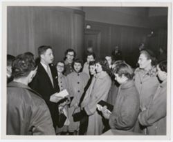 High School Civics Class Visitors