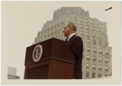 President Johnson in Indianapolis