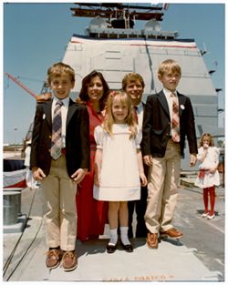 U.S.S. Vincennes Christening