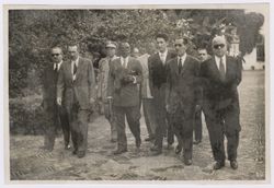 President Wiliam V. S. Tubman on a tour in Seville during his state visit to Spain