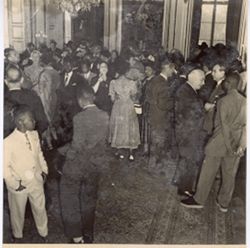 Crowd at state function