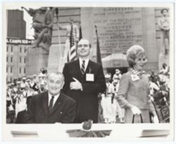 President Johnson in Indianapolis