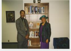 Maxine Powell and Charles Sykes at the Archives of African American Music & Culture