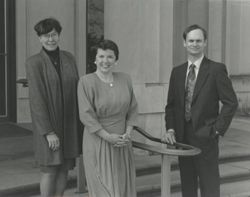 Helen Free, Brenda Knowles and John McIntosh, IU South Bend
