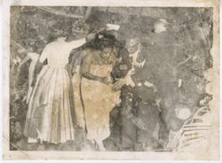President William V. S. Tubman and Mrs. Tubman participate in a dance