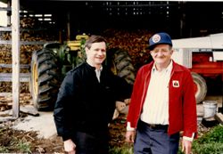 1986 Campaign - Farm Visit