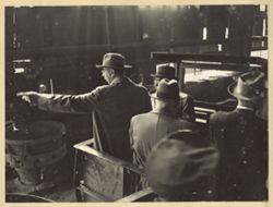President William V. S. Tubman and others on tour of Republic Steel Corporation plants