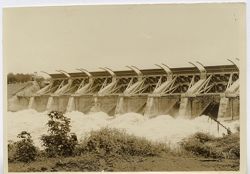 Dam at the Hydroelectric Powerplant