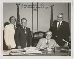 With Governor Otis Bowen