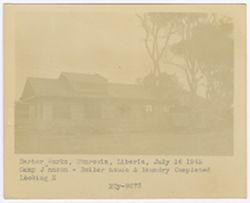 Harbor works, Monrovia, Liberia, July 14 1945