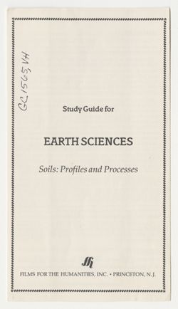 Earth Sciences: Soils: Profiles and Processes